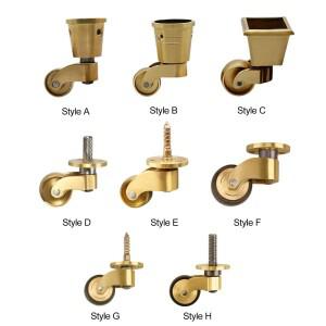 무소음 베어링 가구 캐스터, 피아노 소파 무빙거 휠 솔리드