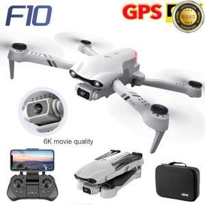 4DRC F10 드론 GPS 6K HD 듀얼 카메라 광각 5G WIFI Fpv 쿼드콥터 브러시리스 모터 접이식 장애물 회피 공