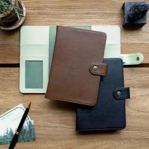 A6 새틴 레이어북다용도다이어리 노트 수첩 디자인 세트 플래너