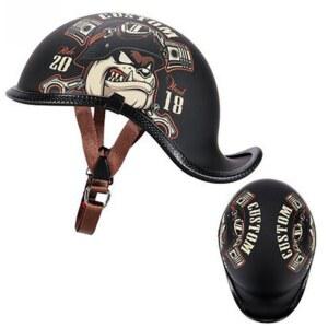 오토바이 클래식 헬멧 반모 하프 바이크 빈티지 스쿠터 하이바