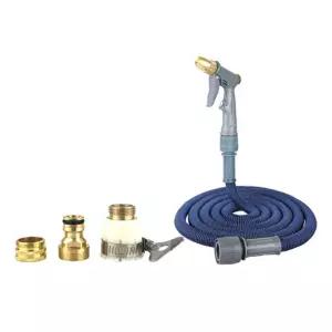 클린잇 숏건 고압분사기 매직호스(15M) 물호스 세차 가든 마당 가정용 다용도 건호스