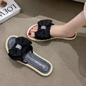 가정용 바캉스 여행 플라워 층간소음 거실 실내화 슬리퍼키높이 캔버스화 구두 사무실 욕실화 털슬리퍼 초