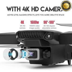 E88 Pro WiFi FPV 드론 광각 HD 4K 1080P 카메라 높이 고정 RC 접이식 쿼드콥터 헬리콥터 장난감 선물 새