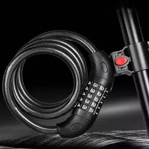 자전거 도난방지 와이어 잠금장치 번호키 자물쇠 체인 오토바이