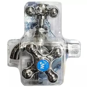 직수와 세탁기 호스를 동시 연결 양갈래 황동 수도꼭지