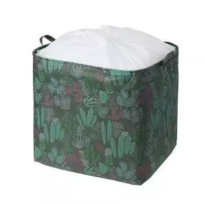( )홈인 대용량 100L 그린 의류 수납함 이불 보관 가방 장난감 정리함