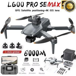 새로운 L600 PRO MAXPRO GPS 드론 4K 3축 PTZ HD 듀얼 카메라 레이저 장애물 회피 브러시리스 모터 5G WIFI