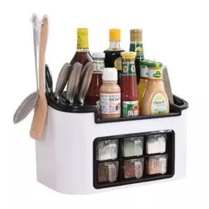 주방 양념통 보관 선반 식기류 건조 정리함 화이트수납 정리대 세트 조미료 병선 수납