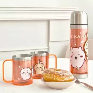 치이카와 텀블러 머그 세트예쁜컵 선물 귀여운 손잡이 그림 사은품 귀여운잔 셋트 캐릭터 휴대용