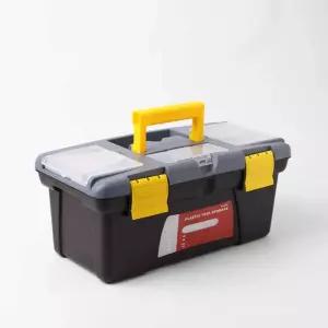 2단 공구박스 36x18cm 플라스틱부품상자 자동차함이동식공구함 가방 피스정리함 보관함 자동차함 함박스 드