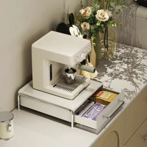 캡슐 커피 디스플레이 랙 보관 서랍 바, 인스 윈드 테이블 탑 티백 박스, 머신 베이스 선반