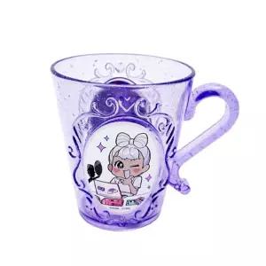 민쩌미 티아라컵/양치컵/머그잔/플라스틱/유아/아기/물컵/어린이집/유치원/휴대용/초등/예쁜/욕실/프라스틱