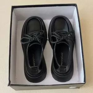 여성용 검정 가을 로퍼 스몰 구두 단화 통굽 원픽3