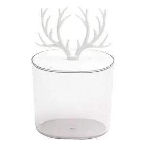 화장솜 케이스 귀걸이 정리함 수납 보관함 면봉 화장품 욕실 용품 수납함 저장 용기