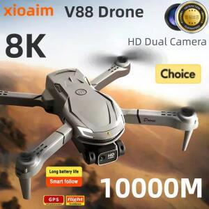 2026 신형  V88 드론 전문가용 8K HD ESC 카메라 광학 흐름 OA 항공 와이파이 RC UAV 업그레이드 장난감 선