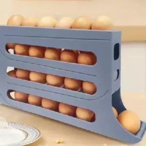 에그 반자동 슬라이드 계란 보관함 트레이 달걀 정리함