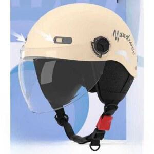 블루투스 헬멧 오토바이 바이크 여름헬멧 램프 남성 레트로 소두