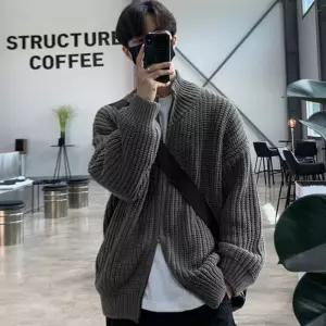 남성 위아래지퍼 투웨이 봄가을겨울 간절기 니트 집업 후드 남자 자켓 기본 님자캐주얼 간후드