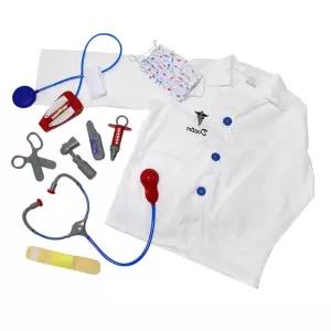 유치원 병원 직업 역할의상 의사가운 청진기 진료도구 창의력 관찰