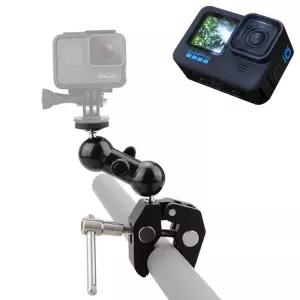 GOPRO10 호환 클램프 매직 암 거치대 촬영 고프로10고브라켓 캠브 액션브 부품 카메라 어댑터 캡아답타 고