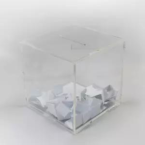 투표함 3T 투명200x200mm_TC03_037모금박스 상금 홀인원 선물 기념 모금함 성금함 헌금함 건의함 캡슐뽑기