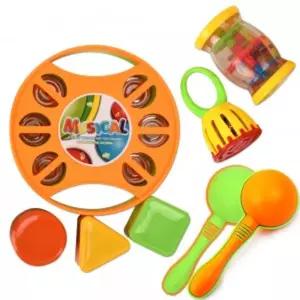 오즈토이 유아용 쉐이킹 딸랑이 악기 8p 세트 ws-oz01 레인메이커 마라카스아기 베이비 신생아 장난감 선물