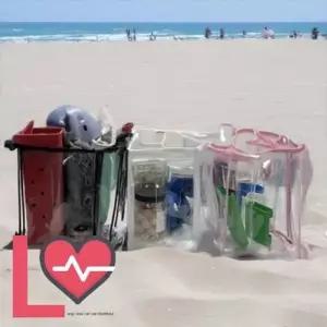 (빅사이즈 (세트) 화이트+블랙+핑크)롱타임헬씨 3종세트 빅사이즈 투명 수납 정리함 정리 가방 보관함 수영