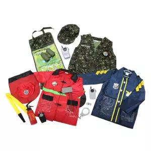 유치원 직업체험 연극 군인 소방관 경찰 역할의상 어린이집 창의력