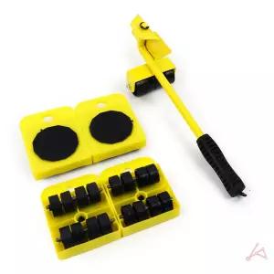 가구 세트 옐로우 받침대4p 이동 리프팅노란색 덧샘 공구 OUHS 기맹 모음 보급형 모든예쓰 지렛대 무거운옮