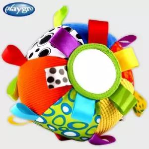 플레이그로 아기딸랑이 촉각볼 (802712) 공놀이 감각자극 유아장난감 모빌 헝겊완구 첫탐험