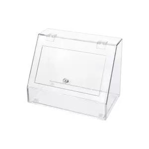 뚜껑있는 화장품 다용도정리함 1335화장대 메이크업 투명수납함 화장품함 수납함 화장대함