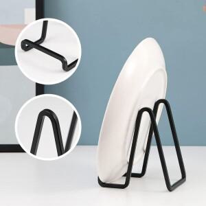 6인치 접시 스탠드 디스플레이 홀더 이젤 프레임 (사진, 기록부, 그릇, 표지판, 가정, 사무실, 파티, 책상