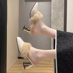 20대 30대 여자 사무실 외출 높은굽 퍼 안감 펌프스여성하이힐3CM 임산부신발 7CM 플랫슈즈3CM 로퍼 뾰족구