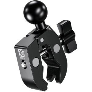 BRCovAN 1인치 볼 클램프 마운트 B 마운트 더블 및 1인치 오토바이 볼 사이즈 합금 자전거 휴대폰 0.5~1.75인치 장착 암 클로 알루미늄 홀더 소켓 베이스 핸들바 직경 레일 터프 장착 RAM