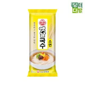 오뚜기 옛날국수 소면 500g X 6개세트 업소 사리 즉석 얇은 가는