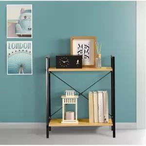 거실 사무실 조립식 미니 2단 낮은 틈새선반 책수납 코너 슬림 책꽂이 오픈형