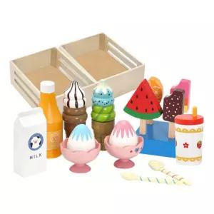유아동 소근육 아이스크림 원목모형 디저트 조립 실내놀이 경제관념