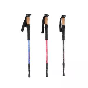 일자형 3단 스틱 색상랜덤등산장비 등산용 접이 길이조절 워킹 용품