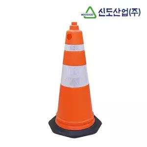 스마트 슈퍼콘 차단봉 주봉 주차 안전 표시칼라 금지표지판 꼬깔 사각 러버 헤비 도로 고무라바 컬러 라마