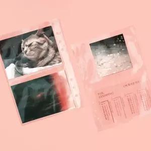 비온뒤 A5 데코포켓 리필파일 10장_가로 2칸비닐속지 6공 투명 화일 다이어리