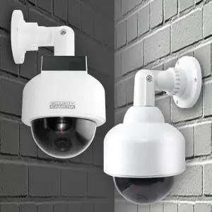 가짜cctv 원형 모형CCTV 점멸LED 방범용 태양광충전CCTV 씨씨티비 감시카메라 CCTV 실외CCTV