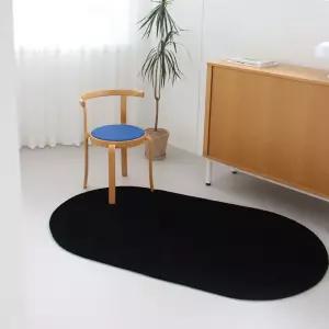 텐텐 타원형 사각 극세사 러그모던한 북유럽풍인테리어 럭셔리 따뜻한카페트 카페 겨울 거실매트 집순이 따