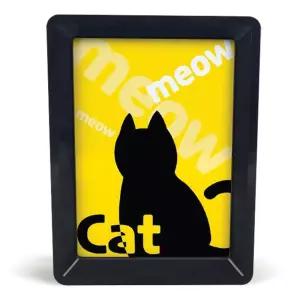 투명액자 걸이형 A4 입체프레임 검정A4 사진 그림 인테리어