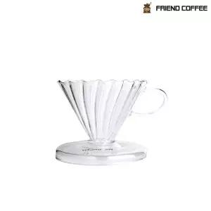 bns YJ 유리 커피 드리퍼 101D 1-2인용