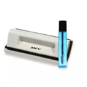 턴테이블LP클리너 엘피청소 SKY벨벳브러쉬+바늘세정제 LP 크리너 카트리지 솔 청소 러시 틈새