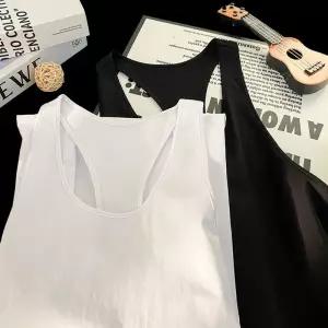 샤오원샵 남성용 상의 헤링본 나시 빅사이즈 키작남 러닝 기본 조끼 솔리드 꾹1