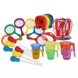 유치원 관찰 스포이드 돋보기 고글 과학실험 세트 교구 물감조색 미술