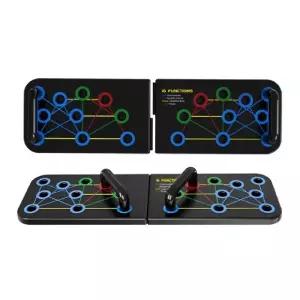 푸쉬업보드 멀티 16가지 포지션운동 접이형 보관용이팔굽혀펴기 팔근력 상체 홈트도구 웨이 푸시업바 푸샵