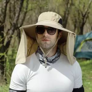 농사모자 왕챙 햇빛 가리개 등산 낚시차단모자 자외선썹캡 얼굴 그늘 남자썬캡 여름 정글 아웃도어 농부