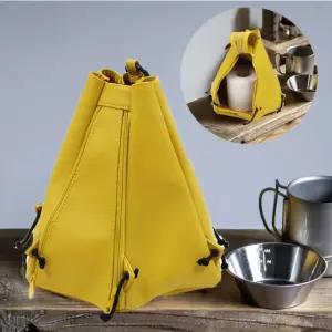 캠핑 휴지 걸이 가죽 두루말이 카라비너용소품 용소품 감성 두루이수납 케이스 두루마리 용품